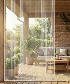 Şeffaf Balkon, Teras Perdesi ve Bağlantı Ekipmanları 0.8mm