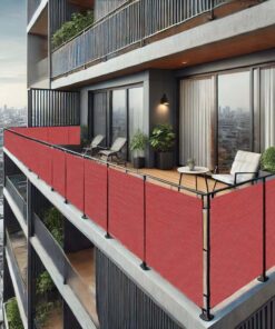 Kiremit Balkon Bahçe Çit Brandası Su İtici, UV Koruyucu, Dekoratif Örtü