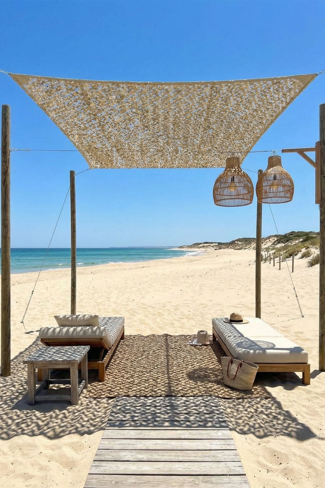 kamuflaj-golgelik-tente01 Kamuflaj desenli pergola stor perde dış mekan gölgelik sistemi kullanılan açık hava oturma alanı.